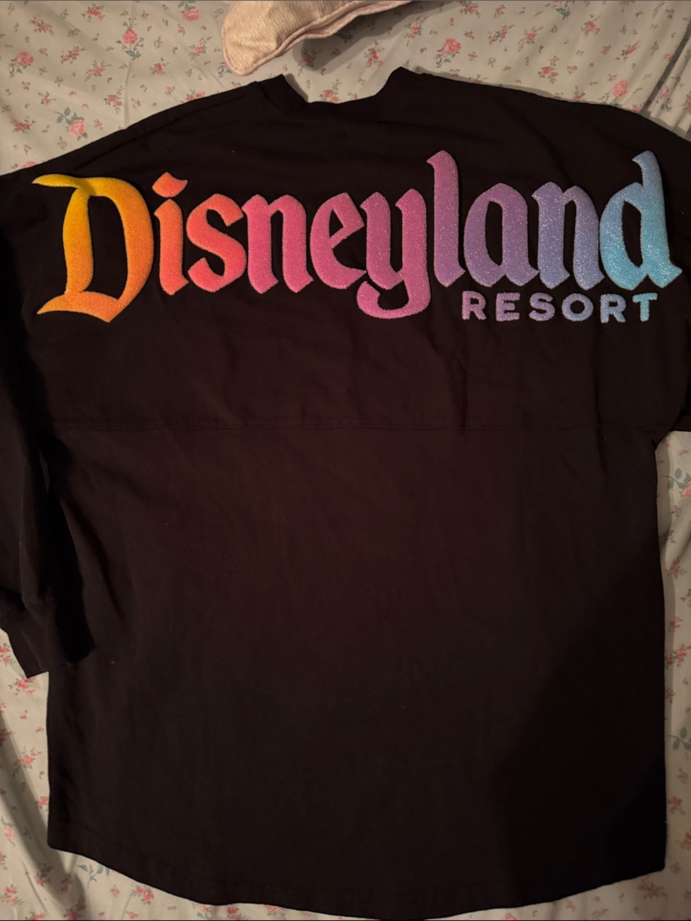 Disney Disneyland Resort 70th Anniversary Long Sleeve in Black & Pink - Picture 3 of 9